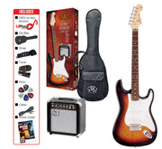 SE1SK 3/4 Electric Guitar Kit in 3 Tone Sunburst