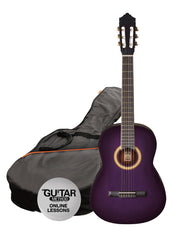 CG34 3/4 Nylon String Guitar Pack Purple