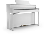 HP704 Home Piano & Stool WHITE