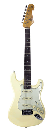 SX 3/4 Electric Guitar in Vintage White w/ Gig Bag