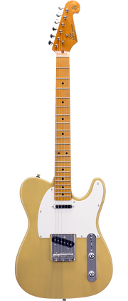 SX Vintage Series VET50 Tele Style Electric Guitar in Butterscotch Blonde