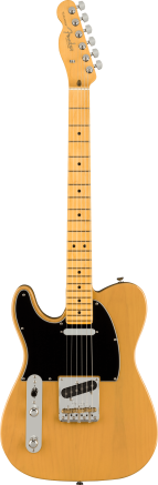 Fender American Professional II Telecaster Left-Hand, Maple Fingerboard, Butterscotch Blonde