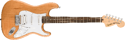Squier FSR Affinity Series Stratocaster HSS, Laurel Fingerboard, White Pickguard, Natural