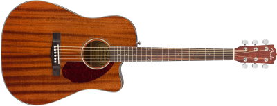 Fender CD-140SCE Acoustic Guitar - Walnut Fingerboard - All-Mahogany w/Case
