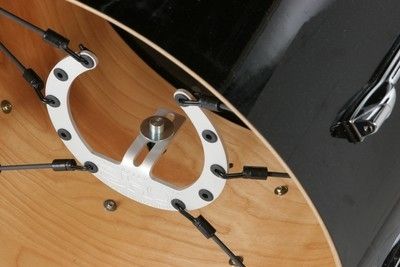 Kelly SHU - PRO shock-mount holder for drum microphones. - SILVER