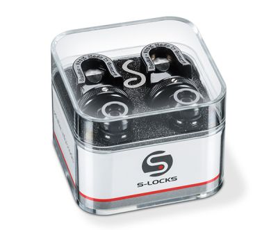 Schaller New S-Locks (Pair) 14010401 - Black Chrome