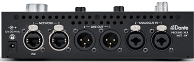 Focusrite Rednet X2P - 2 Channel 24/96 Mic Pre, Headphone/Line Out Dante I/O Interface with PoE