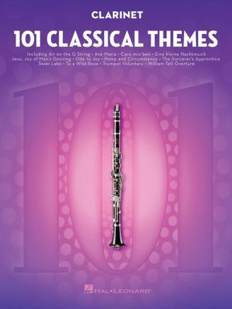 101 Classical Themes for Clarinet -    Various (Clarinet) 101 Instrumental Folios - Hal Leonard. Softcover Book
