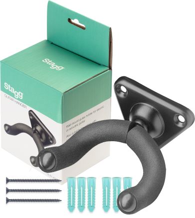 Stagg - Wall-mount guitar holder for Electric or Acoustic guitar