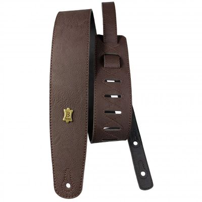 Basso Vegan Leather Guitar Strap - Brown