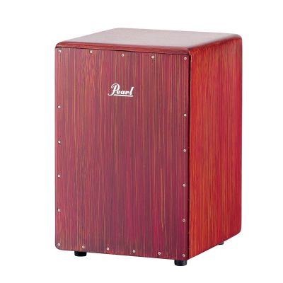 Pearl Boom Box Cajon in Red Mahogany Burgundy finish