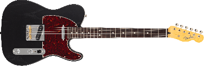 Fender Made in Japan Limited Telecaster, Raw Ash, Rosewood Fingerboard, Black