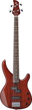 Yamaha TRBX174EW Exotic Wood 4 string bass - Root Beer