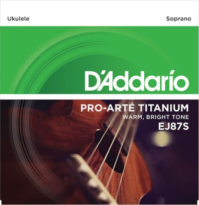 D'Addario EJ87S Titanium Ukulele Strings Soprano