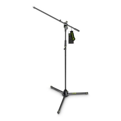Gravity MS4321B Microphone Stand W/ Folding Tripod Base & 2 Point Adj Boom