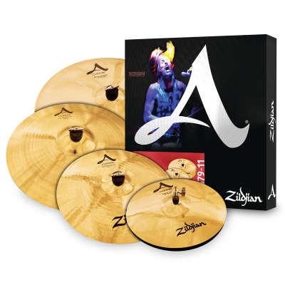 Zildjian A Custom 4 Way Cymbal Set Pack 14/16/18/20
