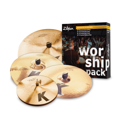 Zildjian KC0801W K Custom Worship Cymbal Pack 14/16/18/20