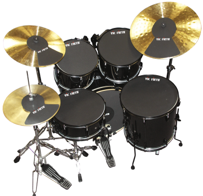 Vic Firth PP4 Drum Mute Pack 10”, 12”, 14”x2, 22