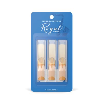 Royal by D'Addario Tenor Sax Reeds, Strength 1.5, 3-pack