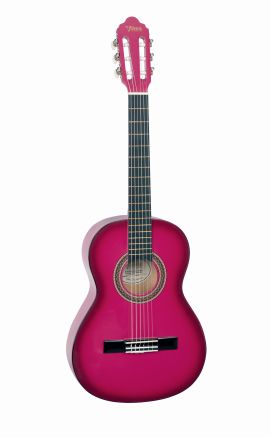 Valencia VC103PKS - 3/4 Size Classical Guitar - Gloss Pink Sunburst