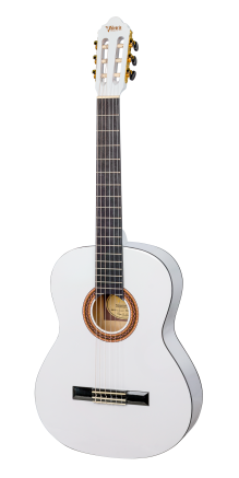 Valencia - VC104WT 100 Series White Classic Guitar. White