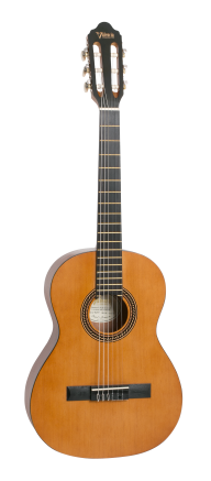 Valencia VC203H - 3/4 Size Classical Guitar - Hybrid, Thin Neck - Satin Natural