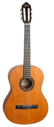 Valencia VC204HL - Full Size Classical Guitar - Hybrid, Thin Neck - Left Hand - Satin Natural