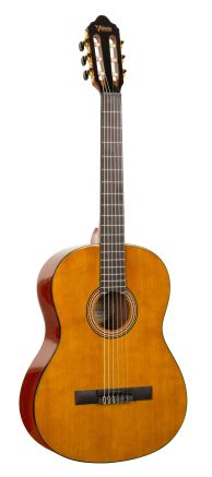 Valencia VC263H - 3/4 Size Classical Guitar - Hybrid, Thin Neck - High Gloss Natural