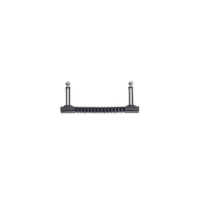 RockBoard CAB PC F B75 BLK RockBoard Bender 75 Flat Patch Connector Black, 7.5 cm / 2 15