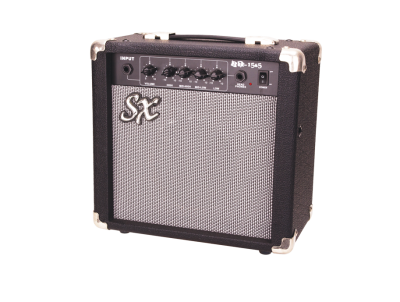 SX SB1 Electric Bass Guitar Kit in Candy Apple Red