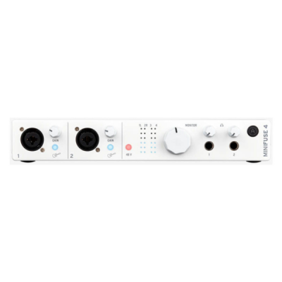Arturia MiniFuse 4 - 4 In 4 Out USB Audio Interface in White