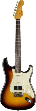 Fender Custom Shop Timeline Series 1960 HSS Stratocaster Faded 3-Colour Sunburst Electric Guitar