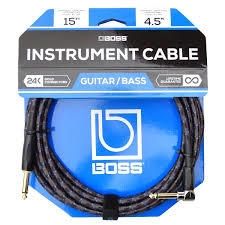 Boss - BIC-15A 15ft / 4.5m Instrument Cable Black