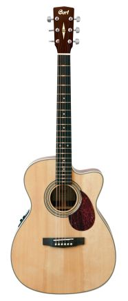 Cort L500E OP OM Style Acoustic Electric Guitar w/ Deluxe Gig Bag