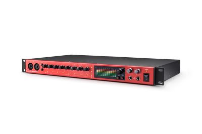 Focusrite Clarett+8Pre 18 In/20 Out Rackmount USB-C Audio Interface with 8 ISA-Modelled Mic Preamps