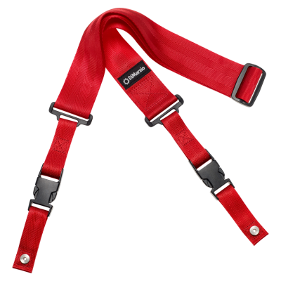 DiMarzio DD2200 2 Inch Nylon Cliplock Strap in Red