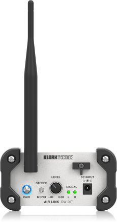 Klark Teknik DW 20T 2.4 GHz Wireless Stereo Transmitter for High-Performance Stereo Audio Broadcasting