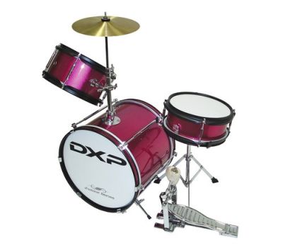 DXP 3pce Junior Drum Kit  Metallic Pink