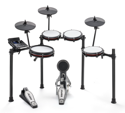 Alesis Nitro Max Eight Piece Electronic Drum Kit with Mesh Heads 