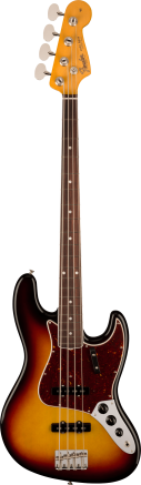 Fender American Vintage II 1966 Jazz Bass with Rosewood Fingerboard in 3-Color Sunburst