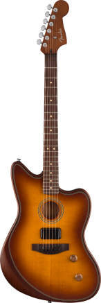 Fender Acoustasonic Standard Jazzmaster in Honey Burst
