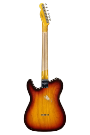 Fender Custom Shop 59 Tele Custom Relic, Maple Neck, Wide-Fade Chocolate 3-Color Sunburst