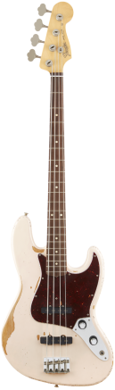 Fender Signature Flea Jazz Bass in Roadworn Faded Shell Pink