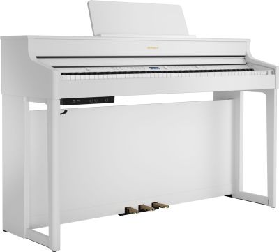 Roland HP702 Digital Piano - White with Bench Seat