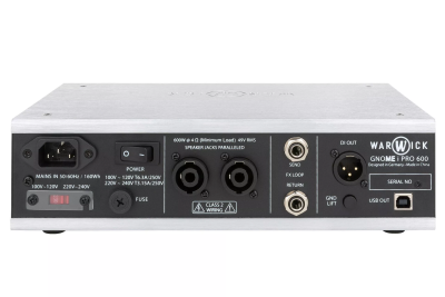 Warwick Gnome iPro 600 Bass Amp Head with USB & AUX