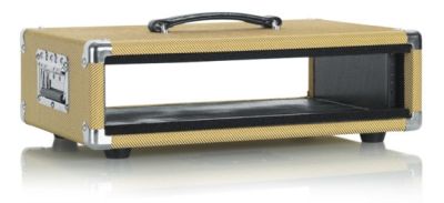 Gator GRRETRORACK2TW 2RU Vintage Amp Vibe Rack Case Tweed