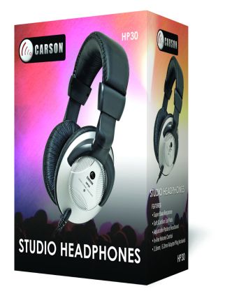 Carson HP30 Dynamic Stereo Headphones