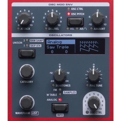 Nordwave 2: Sampler Synth (FM & Analog) 61 keys.