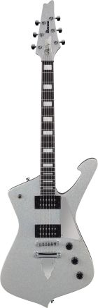Ibanez PS60 SSL Paul Stanley Signature Electric Guitar in Silver Sparkle