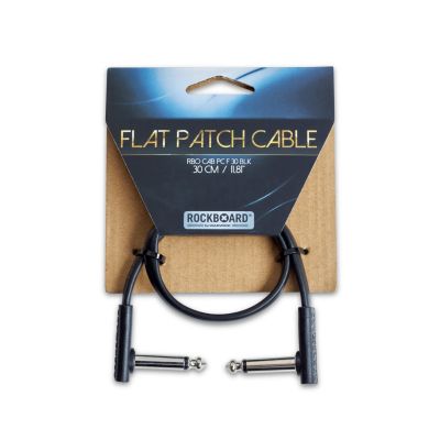 RockBoard CAB PC F 30 BLK RockBoard Flat Patch Cable 30cm.  Black